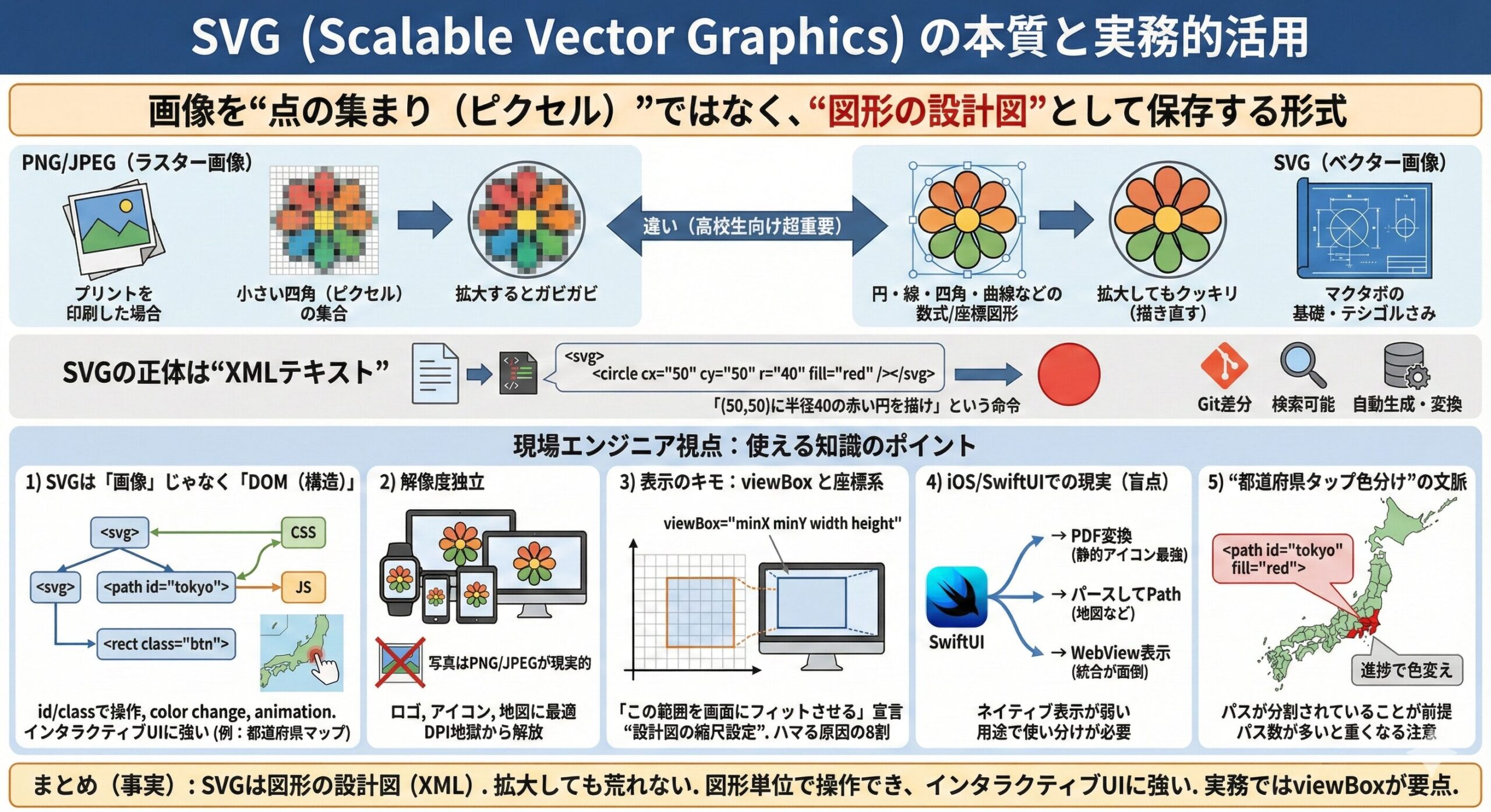 SVGファイルについてGemeni要約画像