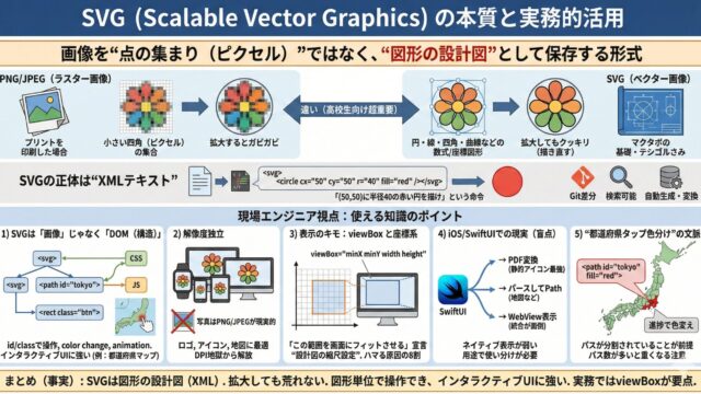 SVGファイルについてGemeni要約画像
